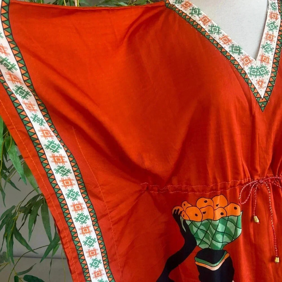 Shore Drive African Inspired Loungewear Caftan - Picture 4 of 7
